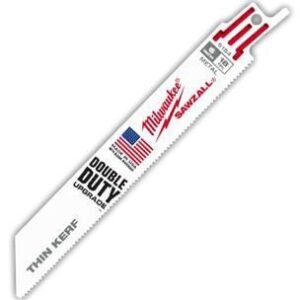 6 18 TPI SAWZALL® BLADES (5 PK)