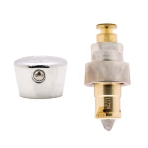 T&S 238AB METERING CARTRIDGE, 3.14 GPM AT 60 PSI, CHROME PLATED