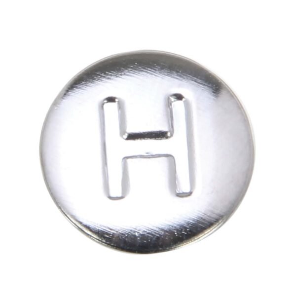 103H CHROME PLATED METAL SNAP-IN HOT INDEX BUTTON , 21/32 OD