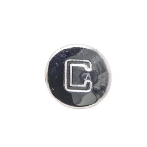 104C CHROME PLATED METAL COLD SNAP-IN INDEX BUTTON , 21/32 OD