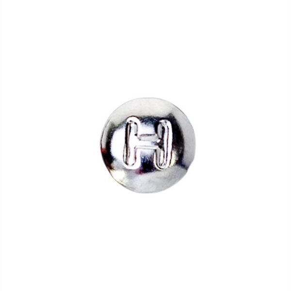 100H METAL SNAP-IN HOT INDEX BUTTON , 1/2 OD