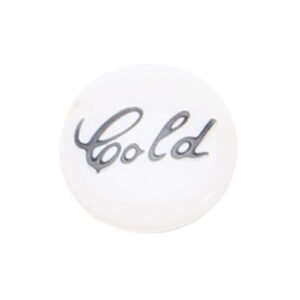 WHITE COLD HANDLE BUTTON