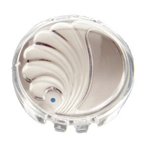 PLASTIC COLD SNAP-IN INDEX BUTTON FOR DELTA/DELEX KITCHEN, LAVATORY, TUB AND SHOWER, 1-1/2 OD