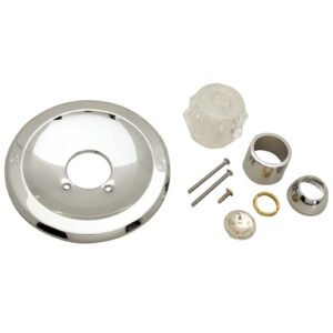 CHROME REMODLING TRIM KIT FOR DELTA SERIES 600 TUB/SHOWER BATH FIXTURE LESS DIVERTER