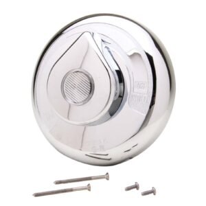 ESCUTCHEON PLATE WITH DRIVER, CHROME PLATED