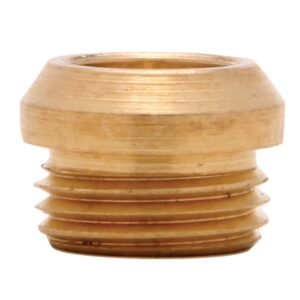 33 PLAIN BRASS NO-LEAD BIBB SEAT (GENERIC) FOR CROWN SAVOY BATH FIXTURE, 9/16-20