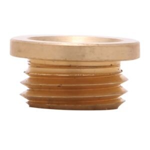 LF648480 #43 NO-LEAD PLAIN BRASS BIBB SEAT (BULK) FOR UNION BRASS, 33/64 - 18 TPI