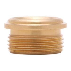 LF649770 #46 NO-LEAD PLAIN BRASS BIBB SEAT (BULK) FOR CRANE REPCAL, 9/16 - 28 TPI