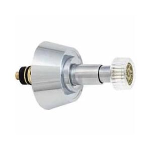 SYMMONS DT-20/5 CHROME PUSH-BUTTON REPLACEMENT UNIT WITH ESCUTCHEON FOR TUB AND SHOWER MIXING VALVE