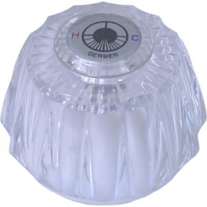 GERBER 98-412 ACRYLIC SINGLE CONTROL HANDLE ASSEMBLY FOR GERBER LAVATORY FAUCET