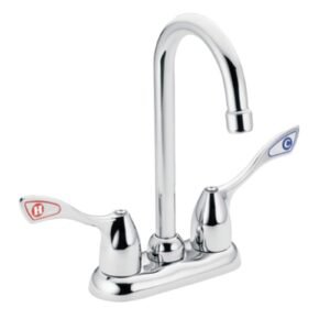 MOEN M-BITION 8938 METAL DECK MOUNT 4 CENTERSET PANTRY FAUCET, 1.2 GPM, CHROME