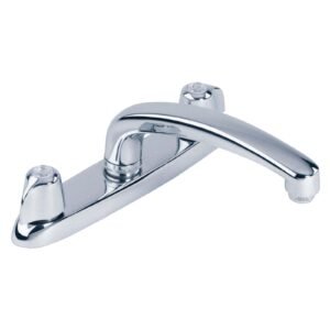 CLASSICS KNOB HANDLE KITCHEN FAUCET, LESS SPRAY, CHROME