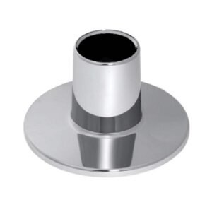 POLISHED CHROME BRASS ESCUTCHEON FOR CADET BATH AND SHOWER FAUCETS