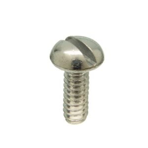 SOLID BRASS NO-LEAD BIBB SCREW, #6-32, CHROME PLATED