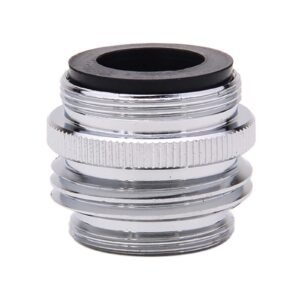 NICKEL PLATED BRASS DISHWASHER DUAL AERATOR ADAPTER, 15/16-27 TPI X 3/4