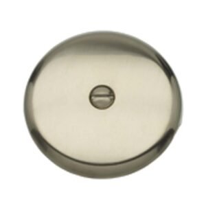 OVERFLOW PLATE, ROUND, ONE-HOLE