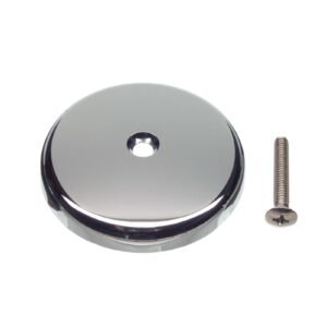 CP ROUND SGL HOLE O/F PLATE W/ SCREW (BULK)