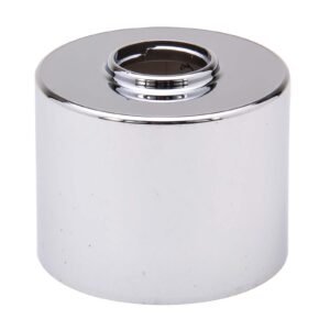 T-19/20 CHROME PLASTIC DOME COVER AND LOCK NUT FOR E SYMMONS TEMPTROL II TUB AND SHOWER VALVE