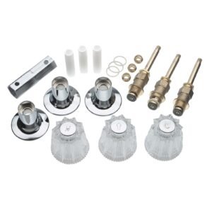 3-HANDLE REMODELING TRIM KIT FOR PRICE PFISTER WINDSOR TUB AND SHOWER