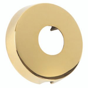SHOWER ARM FLANGE, POLISHED BRASS