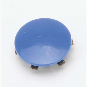 P S MFG BLUE INDEX BUTTON (NO STAMP)