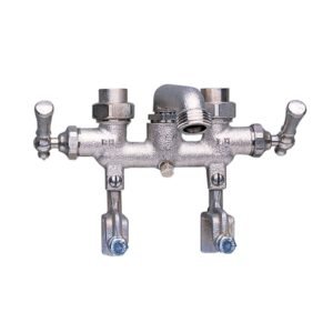 FINALE TWO HANDLE CLAMP-ON MOUNT LAUNDRY FAUCET, LESS SPRAY, CHROME