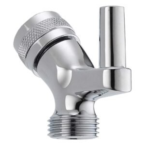 BRASS SHOWER ARM PIN MOUNT, CHROME PLATED