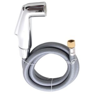 FAUCET ACCESSORIES CHROME SPRAY W/NYLON HOSE & ADAPTER
