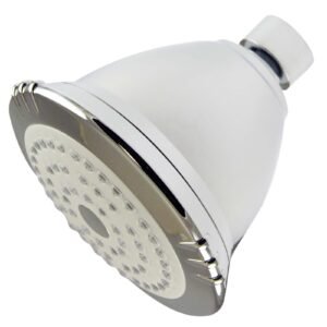 CP SINGLE FUNCTION SHOWERHEAD W/ BRASS B/J