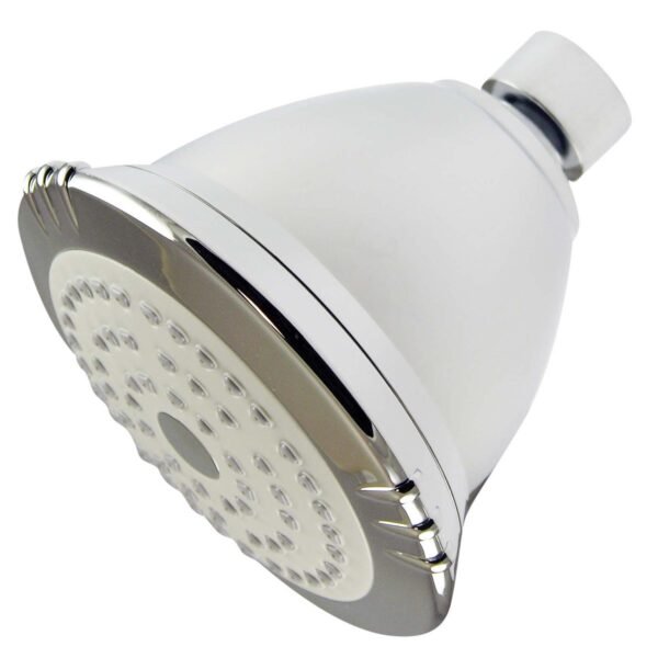 CP SINGLE FUNCTION SHOWERHEAD W/ BRASS B/J
