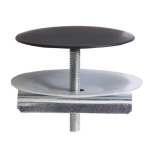 2 FAUCET HOLE COVER, MATTE BLACK