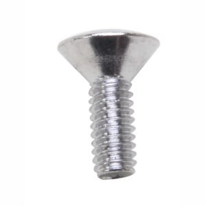 HANDLE SCREW CHROME PLATED BRASS 1/2X 8-32