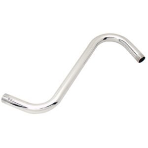 S SHAPED SHOWER ARM EXTENSION, 10 LENGTH, CHROME
