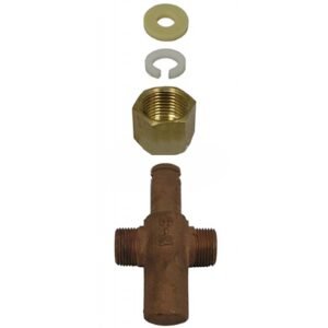 TEE ASSEMBLY FOR WIDESPREAD METERING FAUCET