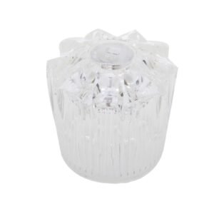 ACRYLIC HANDLE H & C PAIR - CLEAR ACRYLIC
