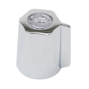 CHROME CANOPY HANDLE H&C PAIR-SMALL CANOPY NO STEMS