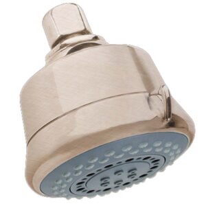 3-SETTING 3-1/2 SHOWERHEAD IN BRUSHED NICKEL, 1.8 GPM