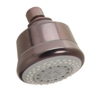 WOLVERINE BRASS 5369605 BRASS SHOWER HEAD WITH BALL JOINT, 3-1/2 FACE, 1.8 GPM, OIL RUBBED BRONZE