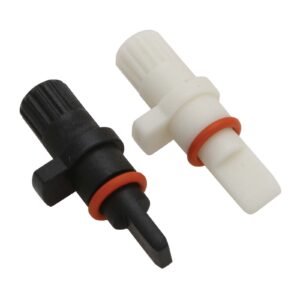 TWIN HANDLE FAUCET REPAIR BLACK&WHITE PLASTIC STEM PAIR