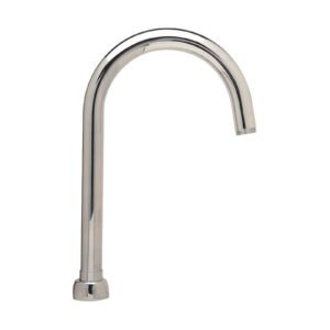 ZURN G61064 METAL CENTERLINE GOOSENECK SPOUT ASSEMBLY, 5-3/8 REACH, SILVER