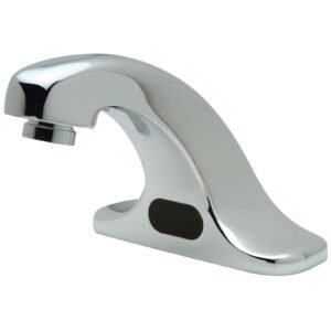AQUASENSE BATTERY POWERED, DECK MOUNTED, IR FAUCET, 5-1/8 SPOUT, CHROME