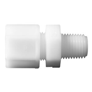 WILLOUGHBY PRISON VALVE CONNECTOR, 3/8 TUBE X 1/4 MIP