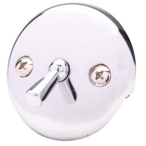 CP RND TRIP LVR O/F PLATE & SCREWS (RETAIL)