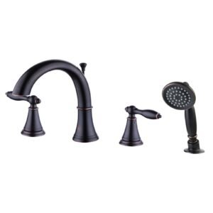 TIMELESS TWO HANDLE NON-PRESSURE BALANCED TUB & SHOWER, OIL RUBBED BRONZE