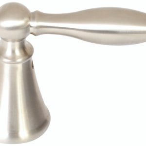 TIMELESS LEVER HANDLE (WITH GRAY BUTTON AND SET SCREW) - BN