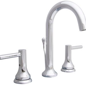 VOGUE TWO HANDLE WIDESPREAD BATHROOM FAUCET WITH POP-UP, CHROME
