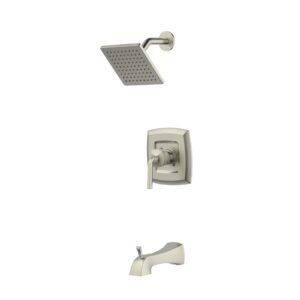 ARCHITEC SINGLE HANDLE PRESSURE BALANCED TUB & SHOWER, BRUSHED NICKEL (TRIM ONLY)