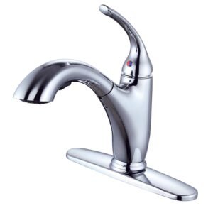 FINALE PULL-OUT KITCHEN FAUCET IN CHROME