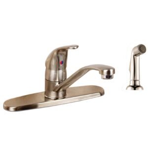 ESSENCE LEVER HANDLE KITCHEN W/SPRAY,BN