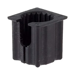 BLACK PLASTIC HANDLE INSERT FOR SQUARE SHOWER STEM TO ATTACH CORALAIS HANDLE